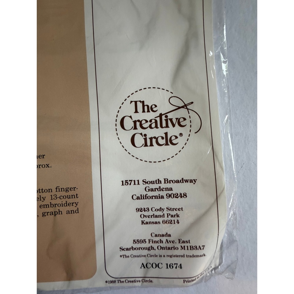 VTG Cottage Quilts Cross Stitch Kit Amish Country The Creative Circle - Picture 4 of 10